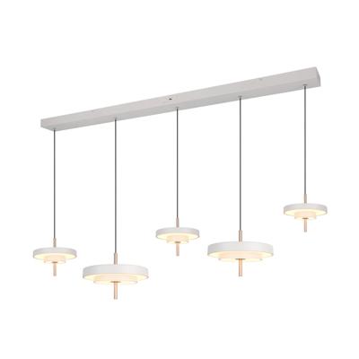 Trio 5-lichts hanglampKeaton wit - 340210576