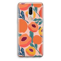 Perzik: OnePlus 6 Transparant Hoesje