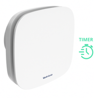 Ronde Badkamerventilator Vent-Axia Supra - Ø 100 mm - Met Timer