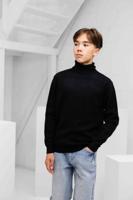 Antony Morato Stuttgart Col Sweater Kids Zwart - Maat 140 - Kleur: Zwart | Soccerfanshop