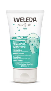 Weleda Kids 2in1 Shampoo & Body Wash Coole Munt