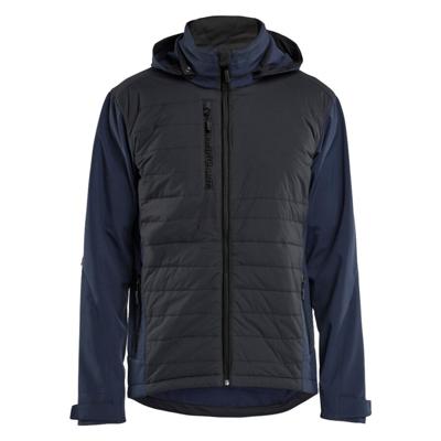 Blåkläder 4743 Hybride Jack - blauw/zwart maat XXL