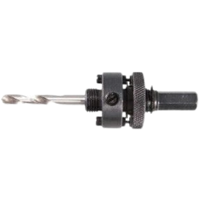 Snelwisselhouder Zeskant 11mm Voor Gatzaag 32 T/m 210mm - Draai Borging