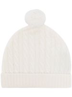 N.PEAL KIDS bonnet en cachemire biologique - Blanc