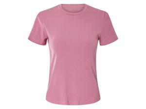 esmara Geribd dames shirt (Lichtroze, XS (32/34))
