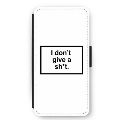 Don't give a shit: iPhone 11 Flip Hoesje