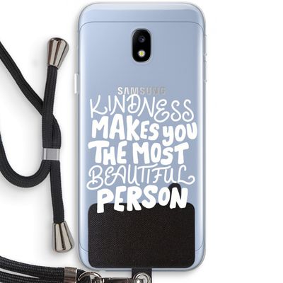 The prettiest: Samsung Galaxy J3 (2017) Transparant Hoesje met koord