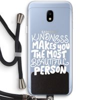 The prettiest: Samsung Galaxy J3 (2017) Transparant Hoesje met koord