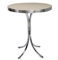Bel Air Retro Bar Tafel TO21 Antique White Oxide Bel Air Retro Bar Tafel TO21 Antique White Oxide