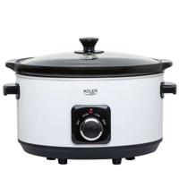 Adler AD 6413W Slowcooker 5,8 l Wit