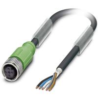 Phoenix Contact 1500758 Sensor/actuator connector, geassembleerd M12 Aantal polen (sensoren): 5 Bus, recht 10.00 m 1 stuk(s) Piece