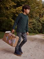 Gekleurde slim fit MorphologiK MEDIUM jongens groen