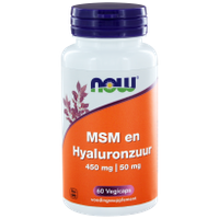 NOW MSM en Hyaluronzuur Capsules