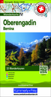 Wandelkaart 7 Oberengadin / Bernina | Hallwag