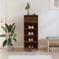 VidaXL Schoenenkast 40x36x105 cm bewerkt hout bruin eikenkleur