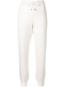 Barrie pantalon à design texturé - Blanc