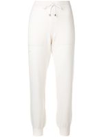 Barrie pantalon de jogging à lien de resserrage - Blanc