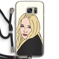 Mary Kate: Samsung Galaxy S7 Transparant Hoesje met koord