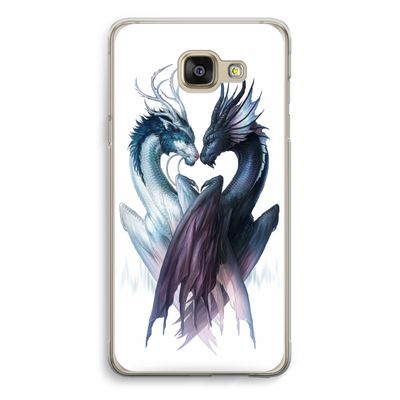 Yin Yang Dragons: Samsung Galaxy A5 (2016) Transparant Hoesje