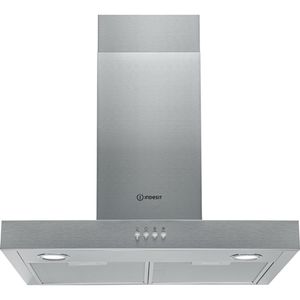 Indesit IHBS 6.5 LM X afzuigkap Muurmontage Roestvrijstaal 432 m³/uur D