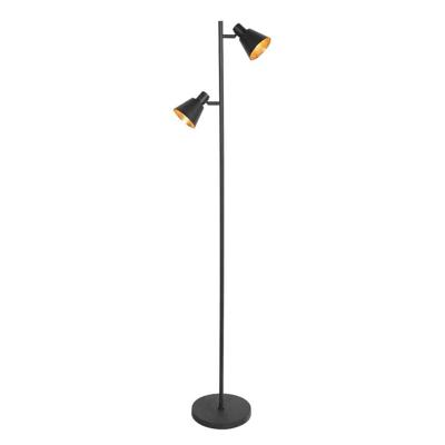 Steinhauer VloerlampOeroe zwart met goud - 4117ZW