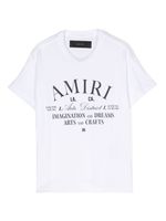 AMIRI KIDS t-shirt en coton à logo imprimé - Blanc