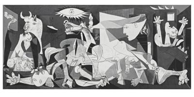 Kunstdruk Pablo Picasso - Guernica 100x50cm