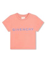 Givenchy Kids t-shirt en coton à logo imprimé - Rose - thumbnail