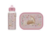 2-delige Mepal lunchset campus fairy garden lunchbox + drinkfles pop-up