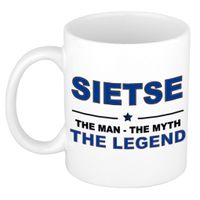 Sietse The man, The myth the legend cadeau koffie mok / thee beker 300 ml - thumbnail