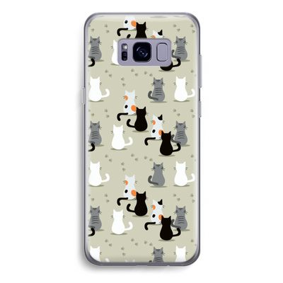 Katten: Samsung Galaxy S8 Plus Transparant Hoesje