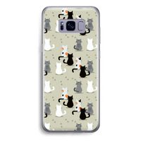 Katten: Samsung Galaxy S8 Plus Transparant Hoesje