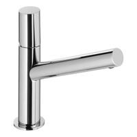 Wastafelkraan Tres Max | Opbouw | Mengkraan | Standaard model | 1-knop | Rond | Chroom