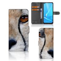 OPPO A72 | OPPO A52 | Telefoonhoesje | Met pasjeshouder | Cheetah