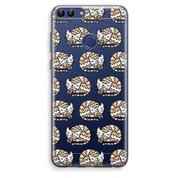 Slapende poes: Huawei P Smart (2018) Transparant Hoesje