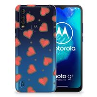 Motorola Moto G8 Power Lite TPU bumper Hearts