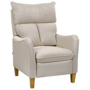 Beliani - ROYSTON - Fauteuil - Lichtbeige - Stof