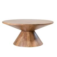 Giga Meubel - Salontafel Rond 90cm - Naturel Mangohout - Sep