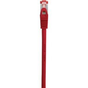 Renkforce RF-5176540 RJ45 Netwerkkabel, patchkabel CAT 6 S/FTP 0.50 m Rood Snagless, Vergulde steekcontacten, Vlambestendig 1 stuk(s)