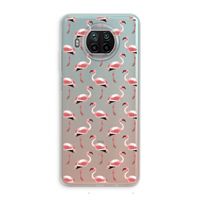 Flamingoprint groen: Xiaomi Mi 10T Lite 5G Transparant Hoesje