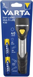 Varta Day Light Multi LED F20 Zwart, Zilver, Geel Zaklamp