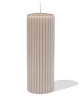 HEMA Stompkaars ⌀7x19cm Rib Naturel (naturel)