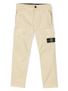 Stone Island Junior pantalon slim à poches cargo - Tons neutres