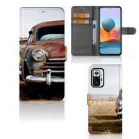 Xiaomi Redmi Note 10 Pro Telefoonhoesje met foto Vintage Auto - thumbnail
