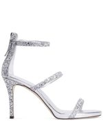 Giuseppe Zanotti sandales Harmony à paillettes - Argent