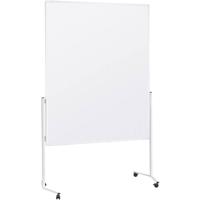 magnetoplan Presentatiebord 2111100 (b x h) 1200 mm x 1500 mm Colorspankarton Wit Tweezijdig te gebruiken, Incl. rollen 2111100