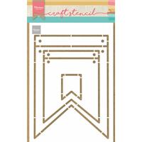 Marianne Design • craft stencil banners