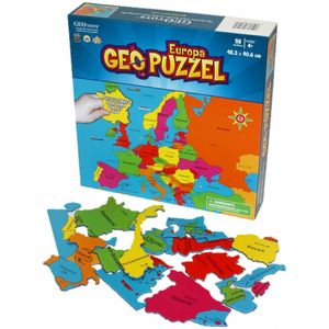 Puzzel van Europa 58 stukjes   -