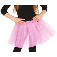 Fiesta Petticoat/tutu rokje - meisjes - lichtroze - 31 cm - Tule onderrokje - kinderen