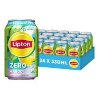Lipton - Mango Zero 330ml 24 Blikjes